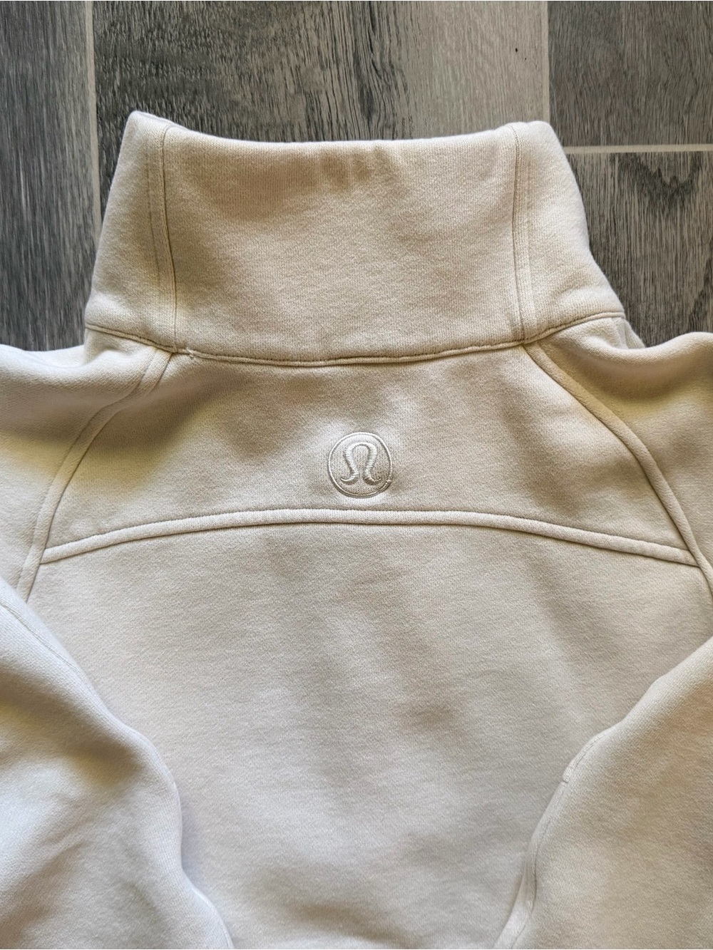 Lululemon Scuba Quarter Zip Sweatshirt XS/S Bone - Picture 3 of 5